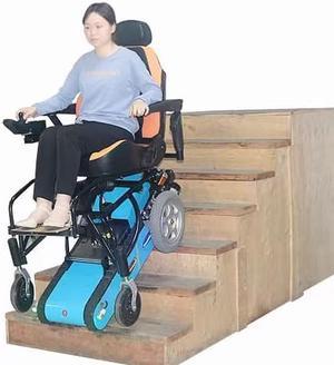 Factory Supply Electric Stair Climbing Wheelchair-Folding Chair Lift up and down Stairs for the Disabled and the Old