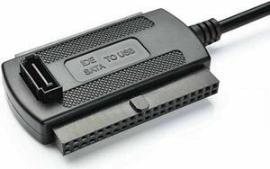New IDE SATA to USB 2.0 Adapter Converter Cable For 2.5 3.5 Inch Hard Drive HD