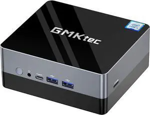 GMKtec Mini PC Windows 11 Pro, Mini Computer Intel i5-8279U 16GB RAM, 512GB SSD, 4 core 8 Threads 2.4 GHz up to 4.1 GHz, Tiny Desktop Computer, Support 4K UHD, Dual Wi-Fi, BT, Ethernet, HDMI, HTPC