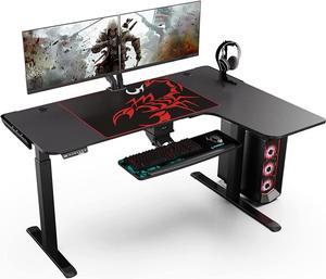 Call of Duty® x Eureka Ergonomic® SENTRY 58 Gaming Desk with Monitor Shelf  and Built-In RGB Lights