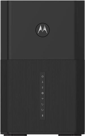 Motorola MT8733 WiFi 6 Router + Multi-Gig Cable Modem + 2 Phone Ports | for Comcast Xfinity Voice and Gigabit Internet Plans Up to 2500 Mbps | AX6000 | DOCSIS 3.1 | with Smart Motosync App