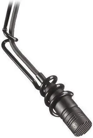Audio-Technica U853R Cardioid Condenser Hanging Microphone 250 Ohms, Low Profile Design, Black