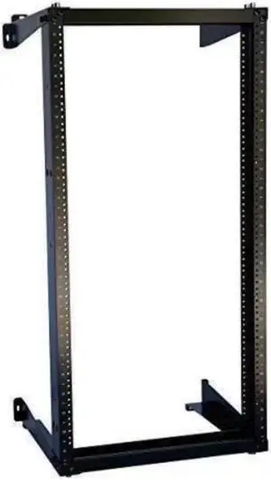 22U Wall Mount Open Frame 19'' Server Equipment Rack Threaded 15 inch depth Blac