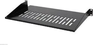 19" 1U 8"(210mm) Deep Cantilever Server Shelf Vented Rack Mount