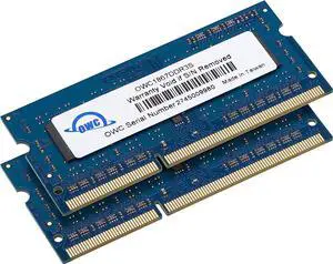 OWC 16GB (2 x 8GB) PC14900 DDR3 1866MHz SO-DIMMs Memory Compatible with 2015 (Late) iMac 27" w/Retina 5K Models and Compatible PCs (OWC1867DDR3S16P)