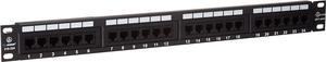24 Port Patch Panel Cat5E- Patch Panel 24 Port Cat 5e Patch Panel - Cat 5e Patch Panel - Rj45 Patch Panel - Cat5 Patch Panel - Wall Mount Switch Rack -Rackmount Patch Panel - 100mhz 310-324