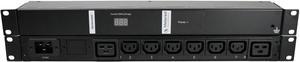 MP-1001E Metered PDU - 1U Rack Mount 20A, High Power 8 Outlet (6X C13 and 2X C19) with Accurate Current RMS - Non-Switched