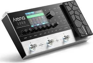 Arena 2000 Guitar Multi-Effects Pedal with 278 Effects, 100 IRs, Looper, Drum Machine, Amp Modeling, XLR and MIDI Support