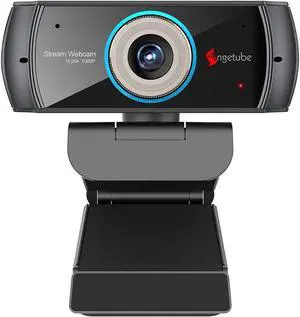 PC 1080P Webcam with Mic. USB Camera for Video Calling & Recording Video Conference/Online Teaching/Business Meeting Compatible with Computer Desktop Laptop MacBook for Windows Android iOS Linux