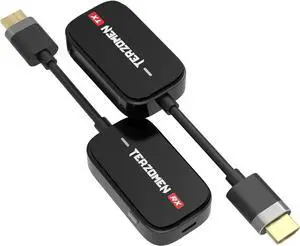 Wireless HDMI Transmitter and Receiver HDMI Wireless Extender for Streaming Video/Audio to TV/Monitor/Projector from PC/Camera/Laptop AirLink Wireless Dongle HDMI to HDMI Display Adapter