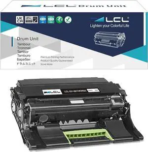 Remanufactured Drum Unit Replacement for Printer Dell 331-9810 331-9811 KVK63 B2360d B2360dn B3460dn B3465dn B3465dnf S2830dn S2830 (1-Pack Black)