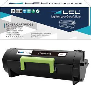 LCL Remanufactured Toner Cartridge for Lexmark 60F100G 60F1000 600 600G (1-Pack,Black) for Lexmark MX310 MX310dn MX410 MX410de MX510 MX510de MX511 MX511dte MX511dhe MX511de MX610 MX610dw MX611 MX611de
