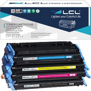 Remanufactured Toner Cartridge Replacement for  124A Q6000A Q6001A Q6002A Q6003A 1600 2600 2605 1015 1017 2600n 2605d 2605dn 2605dn xi 2605dtn CM1015 (4-Pack Black Cyan Magenta Yellow)