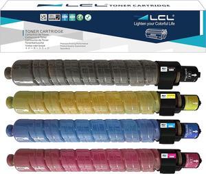 LCL Compatible Toner Cartridge Replacement for Ricoh 841578 841423 841422 841421 MP C3001 MPC3001 MP C3501 MPC3501 LD630 LD635 C9130 C9135 (4-Pack KCMY)