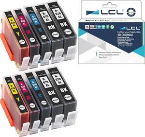 Compatible Ink Cartridge Replacement for  670XL CZ117AL CZ118AL CZ119AL CZ120AL 3525 4615 4620 4625 5525 6526 (10-Pack 4Bk 2Cyan 2Magenta 2Yellow)