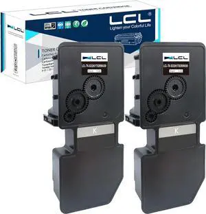 Compatible Toner Cartridge Replacement for Kyocera TK5232 TK-5232 TK5232K TK-5232K 1T02R90US0 M-5521cdn M-5521cdw P-5021cdn P-5021cdw (2-Pack Black)