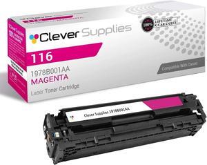 Compatible Toner Cartridge Replacement for  116 1980B001AA Black 1979B001AA Cyan 1977B001AA Yellow 1978B001AA Magenta MAGECLASS MF8050CN MF8080CW I-SENSYSLBP5050N MF8030CN 4 Color Set
