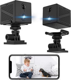 Indoor Mini Security Portable Camera with 1080P 4G LTE,for Baby pet, 3000mA Battery,PIR Motion Detection,Night Vision,Two-Way Talk