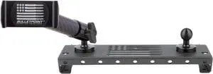 Dash Mount Cell Phone Holder Compatible with Ford F-150 Truck (2009-2014) with 2-20mm Ball Mounts for GPS Navigation - Compatible with iPhone and Android Smartphones