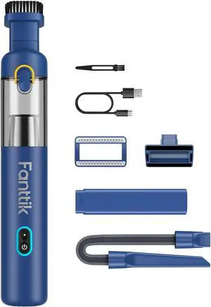 Slim V8 Mate Cordless Car Vacuum, 12kPa/30AW, 1.2LBS Lightweight, 2H Fast Charge, Up to 30 Mins Runtime, RobustClean Portable Mini Vacuum for Car Home Cleaning, Gray