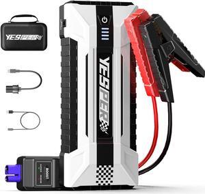 Battery Jump Starter - 4120A Peak Portable Car Starter (All Gas, up to 10.0L Diesel Engine), Auto Battery Booster Pack,Jump Box, DSLI Safe Tech Safely Start All 12V Vehicle& DC 15V Ports