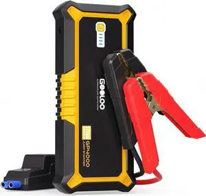 GP4000 Jump Starter 4000A Peak Car Starter (All Gas,up to 10.0L Diesel Engine) SuperSafe 12V Lithium Jump Box,Auto Battery Booster Pack,Portable Power Bank with USB Quick Charge and Type C Port