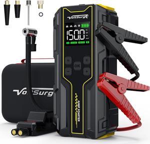 Car Jump Starter with Air Compressor is a Portable 4000A car Battery Suitable for10 L Gasoline or 8 L Diesel Vehicles. This Portable car Jump Starter Features a 150 PSI Inflator (D03)