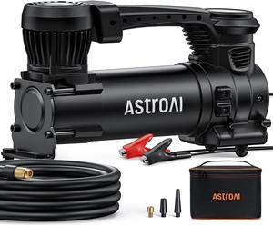 T3 Heavy-Duty Air Compressor 12V Portable Offroad Air Compressor with 1.97CFM, 120PSI Tire Pump with Alligator Clips, LED Light for Pickups, Trucks, SUVs, RVs Cars for Up to 33 Inch Tires