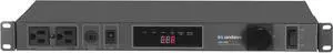 Soundavo PMX-3300 Power Conditioner and Surge Sequencer 10 Protected Outlets and 3 Zones 15A with LED Voltmeter Display & Pullout Light (Grey)
