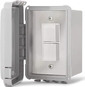 Single Duplex Stack Switch, Surface Mount Control W/Weatherproof Cover, 14-4320   By DT