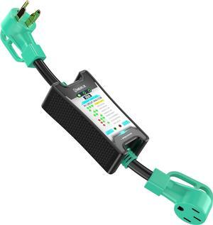 30 Amp RV Surge Protector | 30 Amp Surge Protector for RV w/Voltage Protection | Camper Surge Protector 30 Amp w/Built-in Circuit Analyzer | Protect Your RV with 30amp Surge Protector!