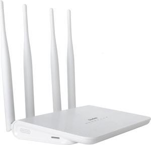 4G LTE CPE Unlocked 4G Wireless WiFi Router with SIM Card Slot-300Mbps WiFi Hotspot RouterSupport T-Mobile and ATT (4 Antenna)