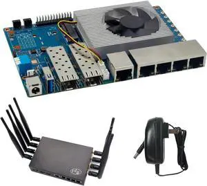 Banana pi R3 Mini Travel Router Board WiFi 6 OpenWRT MediaTek MT7986A 2G DDR RAM 8G eMMC Flash 2X 2.5GbE Port Onboard (Wireless Network for Streaming Media, Games and Other Applications)