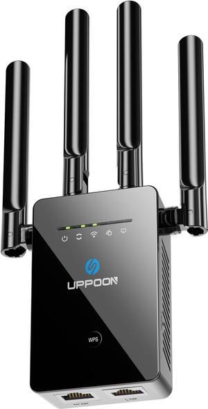 Extendtecc WiFi Extender Signal Booster, Long Range Internet Extender WiFi Booster for Home, New Gen 5X Faster Wireless Repeater with Ethernet Port, Coverage up to 9,980 sq.ft and 60+ Devices