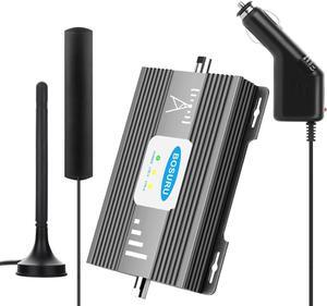 Cell Phone Booster for RV Car Truck Vehicle Cell Booster for RV Cell Phone Signal Booster Truck Car Verizon T Mobile Car Signal Booster Truck RV Car Cell Signal Booster RV 4G LTE 5G Band 13/12/17