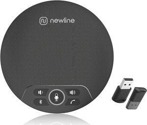 30 Bluetooth Speakerphone Conference Speaker and Microphone 360° Voice Pickup Portable USB Speakerphone with 4 Mics Noise Reduction Home Office Meeting Speaker for Teams/Zoom