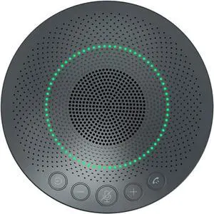 BluePod Conference Speakerphone, Bluetooth and USB Conference Microphone & Speaker, VoiceLoc and VoiceCap Function with 6 Omnidirectional Microphones, for Meeting Room or Home Office