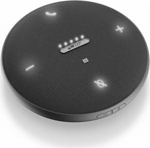 Bluetooth Conference Speakers with 4 Microphone, 13ft Omnidirectional Voice Pickup, USB-C Plug&PlayNoise Reduction, Compatible with Zoom/Teams/Skype/Meet