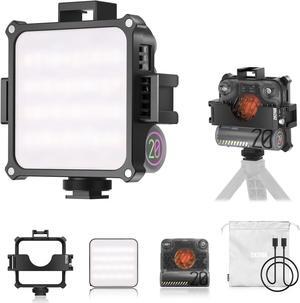 M20 Bi-Color Video Light, 20W Portable Camera Photography Light, CRI 95+, 2700K-6500K,TLCI 97+, 4500mAh with 10 Light Effects, Support Magnetic Attraction and USB-C PD(Combo)