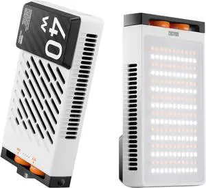 M40 LED Video Light, FIVERAY M40 40W Bi-Color Portable Light Panel for Photography 14000 Lux@0.3m 2700K-6200K CRI 96+/TLCI 97+ Built-in Fans Support PD Fast Charge