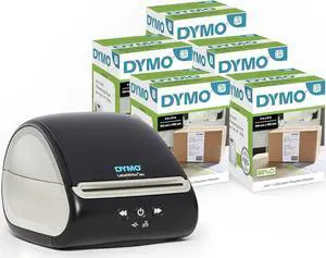 LabelWriter 550 Label Printer Bundle, Label Maker with Direct Thermal Printing, Automatic Label Recognition, Includes 1 Roll Each: Address Labels, Multipurpose Labels, Durable Multipurpose Labels