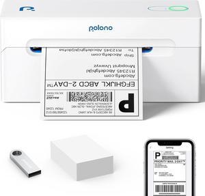 Bluetooth Thermal Shipping Label Printer, Wireless 4x6 Shipping Label Printer for Small Business, Support Android, iPhone, Windows, and Mac, Widely for Ebay, , Shopify, Etsy, USPS