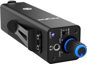 Upgraded in-Ear Monitor Amplifier Portable IEM with Super Great Sound Quality, Stereo/Mono Switch, Enhanced Durable Belt Clip