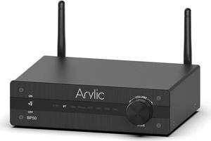 BP50 Bluetooth 5.2 aptX HD Music Receiver for Home Stereo with HDMI ARC, Phono in, RCA Optical Output for AV Receiver or Stereo Preamplifier and GO Control APP.