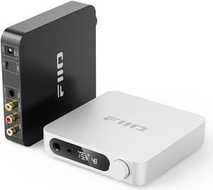 K11 DAC and Headphone Amplifier for Home Audio or PC, 6.35mm and Balanced 4.4mm, RCA, Coaxial, Optical, 1400mW, 384kHz/24Bit DSD256 (Black)