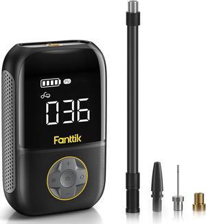 X8 Portable Tire Inflator, Lightweight for Motorcycle tire, Cordless Air Compressor Pump, Rechargeable Battery, 150PSI with Digital Screen and LED for E-Bike, Bicycle, Car