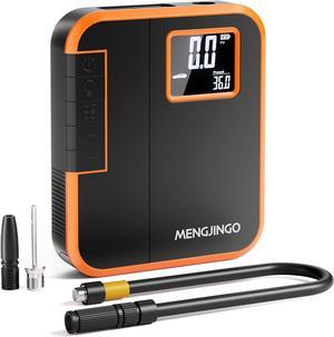 Tire Inflator Portable Air Compressor - 150PSI Cordless Air Pump for Car Tire with Tire Pressure Gauge, 2X Faster Inflation, Auto Shut Off Smart Air Inflator for Car, Motorcycle, Bike, Ball