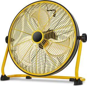 Portable Battery Operated Fan with Metal Blade, 360 Vertical Tilt, 20h Run Time Cordless Fan for Camping Travel Tent Hurricane Home