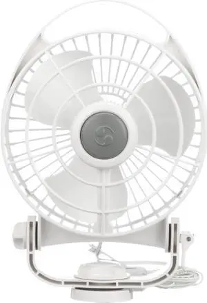 Fan from by Caframo, Compact Design with Powerful Airflow, Low Power Draw, 5000 Hour Motor Life, Made in Canada, 3 Speed 12V