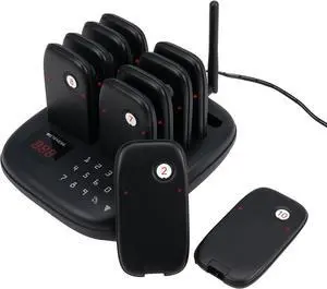 TD175P Pagers for Restaurants, Restaurant Pager System Buzzers, Set with Vibration, Flashing and Buzzer, 30 Order Buzzers for Restaurant Food Truck